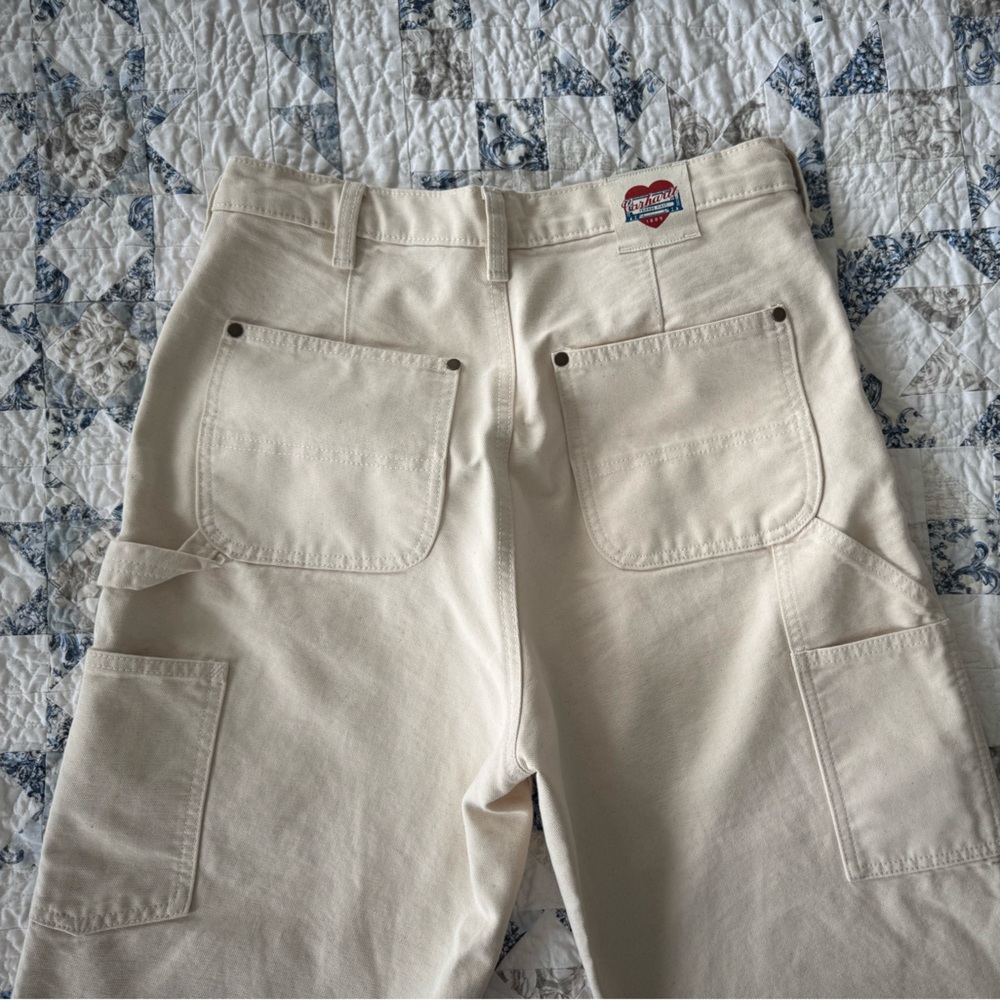 Carhartt Work Pants in Light Cream - Picture 7 of 8